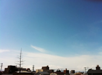 今日の空