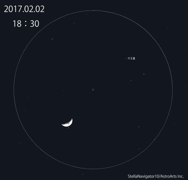 天王星月接近20170202＿1830